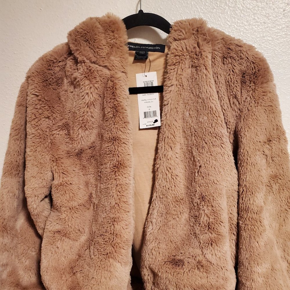 French Connection Faux Fur Jacket